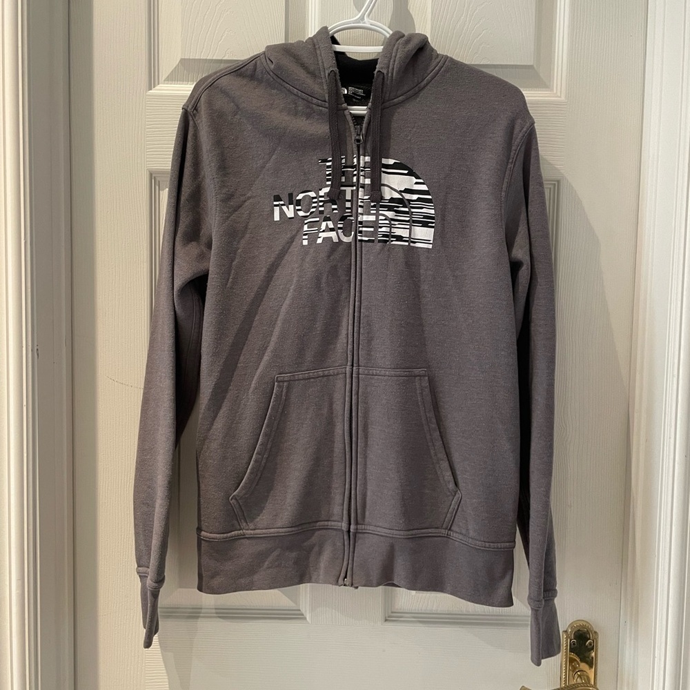 Menβs The North Face zip up hoodie